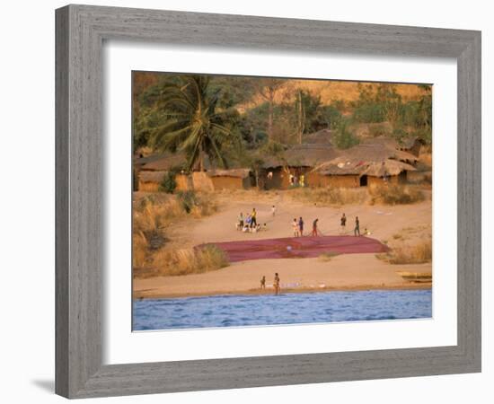 Fishing Village, Lake Tanganyika, Mahale Mountain, Tanzania-Marilyn Parver-Framed Photographic Print