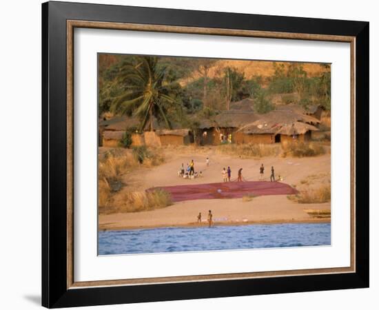 Fishing Village, Lake Tanganyika, Mahale Mountain, Tanzania-Marilyn Parver-Framed Photographic Print