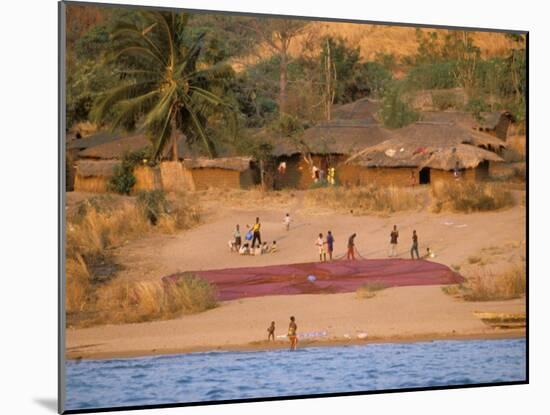 Fishing Village, Lake Tanganyika, Mahale Mountain, Tanzania-Marilyn Parver-Mounted Photographic Print
