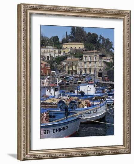 Fishing Village of Santa Maria La Scala, Sicily, Italy, Mediterranean-Sheila Terry-Framed Photographic Print