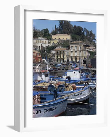 Fishing Village of Santa Maria La Scala, Sicily, Italy, Mediterranean-Sheila Terry-Framed Photographic Print