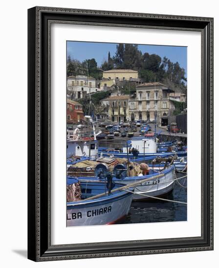 Fishing Village of Santa Maria La Scala, Sicily, Italy, Mediterranean-Sheila Terry-Framed Photographic Print