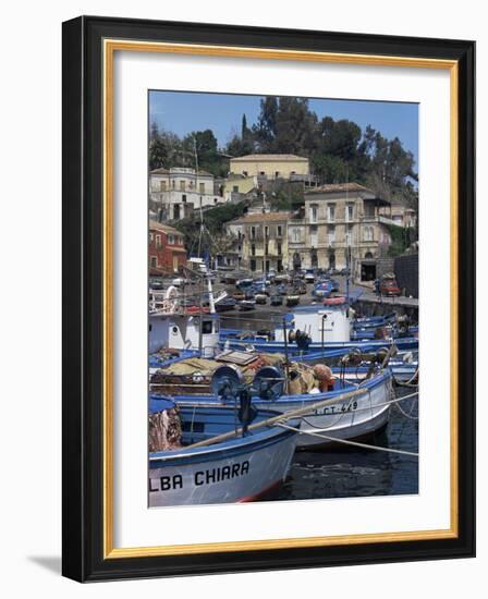 Fishing Village of Santa Maria La Scala, Sicily, Italy, Mediterranean-Sheila Terry-Framed Photographic Print