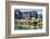 Fishing village on Reinefjorden, Saknesoya, Lofoten Islands-Tony Waltham-Framed Photographic Print