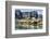 Fishing village on Reinefjorden, Saknesoya, Lofoten Islands-Tony Waltham-Framed Photographic Print