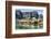 Fishing village on Reinefjorden, Saknesoya, Lofoten Islands-Tony Waltham-Framed Photographic Print