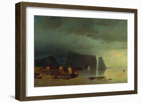 Fishing Village-William Bradford-Framed Giclee Print