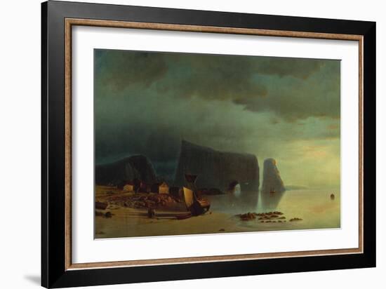 Fishing Village-William Bradford-Framed Giclee Print