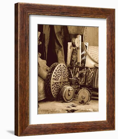 Fishing-Andrew Rose-Framed Giclee Print