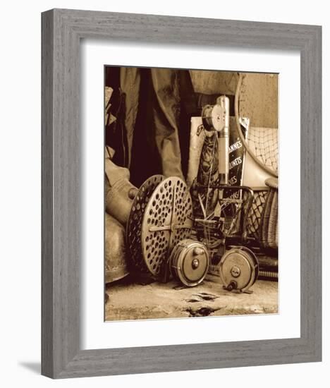 Fishing-Andrew Rose-Framed Giclee Print