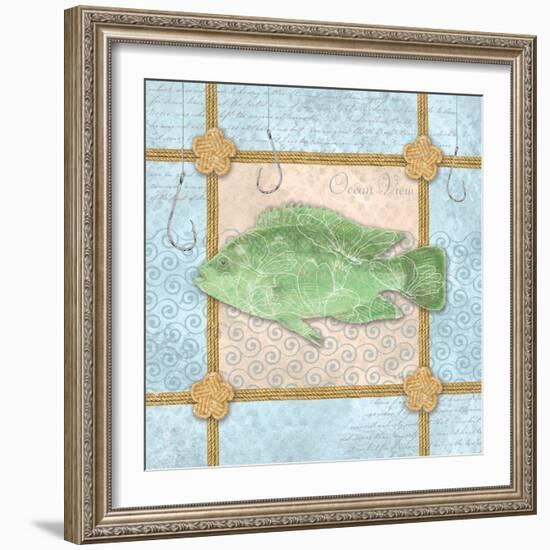Fishing-Bee Sturgis-Framed Art Print