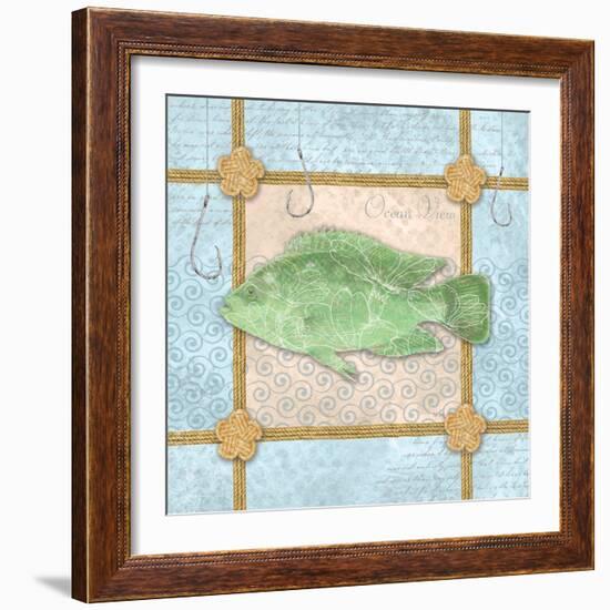 Fishing-Bee Sturgis-Framed Art Print