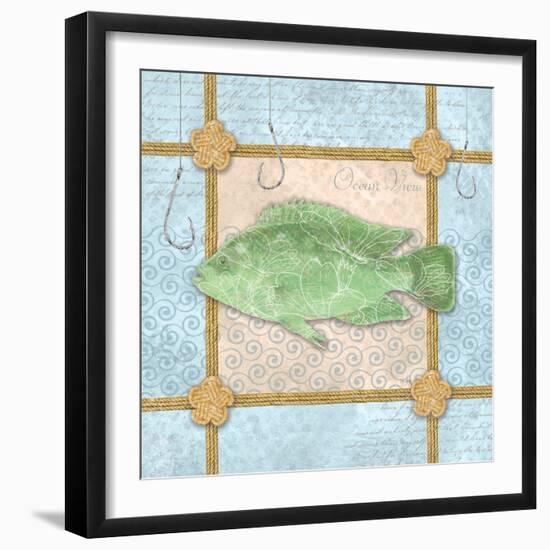 Fishing-Bee Sturgis-Framed Art Print