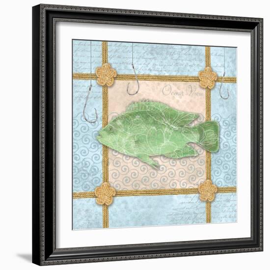Fishing-Bee Sturgis-Framed Art Print