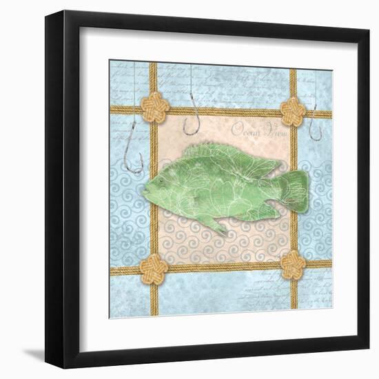 Fishing-Bee Sturgis-Framed Art Print