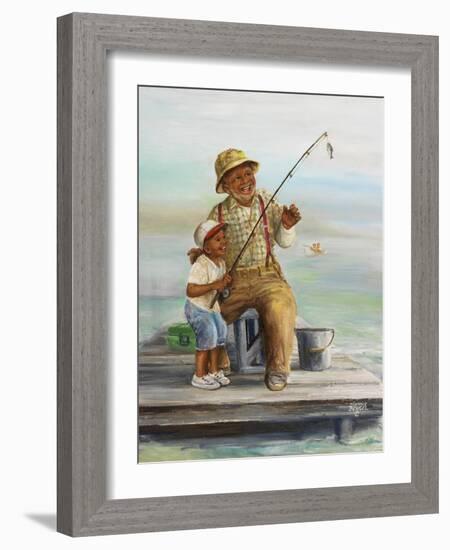 Fishing-Dianne Dengel-Framed Giclee Print