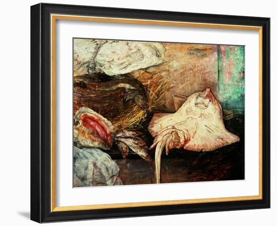 Fishstand With Ray, 1892-James Ensor-Framed Giclee Print