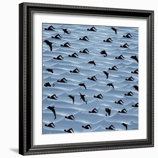 Fishtales 41-David Sheskin-Framed Giclee Print