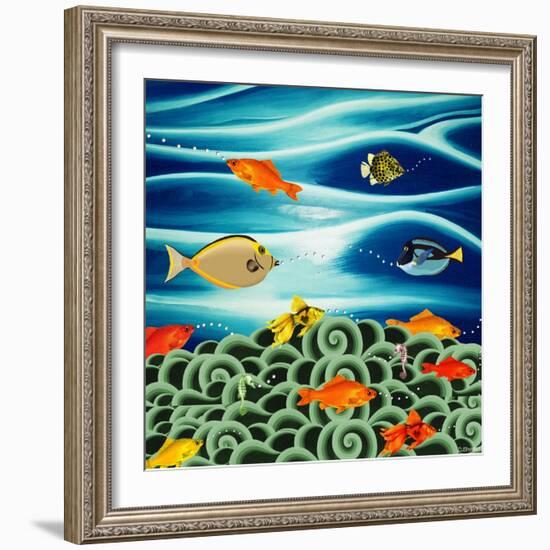 Fishtales I-David Sheskin-Framed Giclee Print