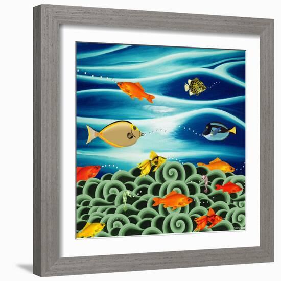 Fishtales I-David Sheskin-Framed Giclee Print