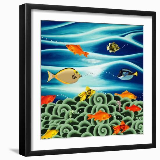 Fishtales I-David Sheskin-Framed Giclee Print