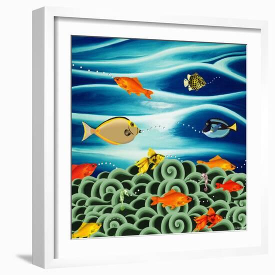 Fishtales I-David Sheskin-Framed Giclee Print