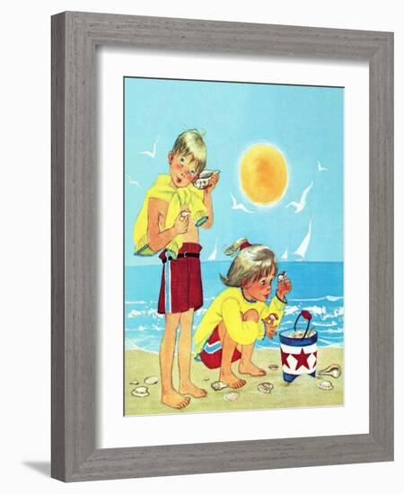 Fishy Business - Jack & Jill-Robert Jefferson-Framed Giclee Print