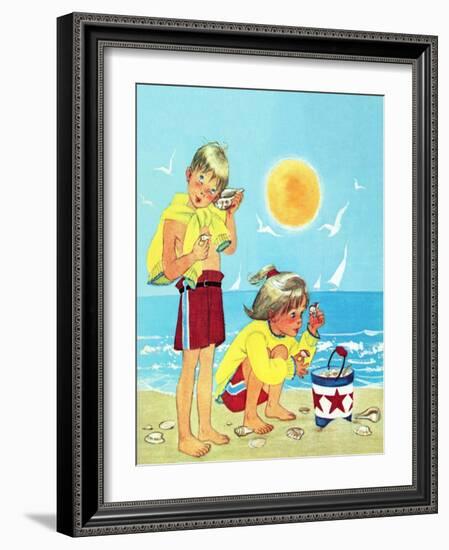 Fishy Business - Jack & Jill-Robert Jefferson-Framed Giclee Print