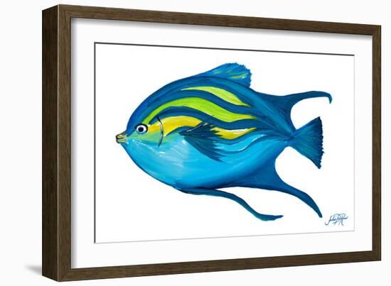 Fishy II-Julie DeRice-Framed Art Print