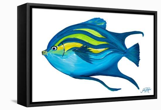 Fishy II-Julie DeRice-Framed Stretched Canvas