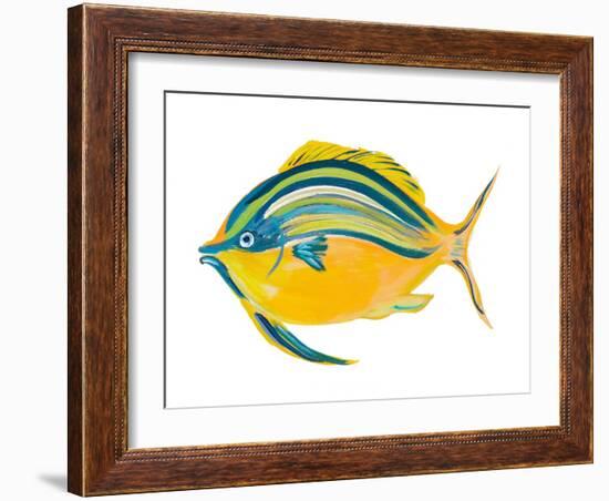 Fishy III-Julie DeRice-Framed Art Print