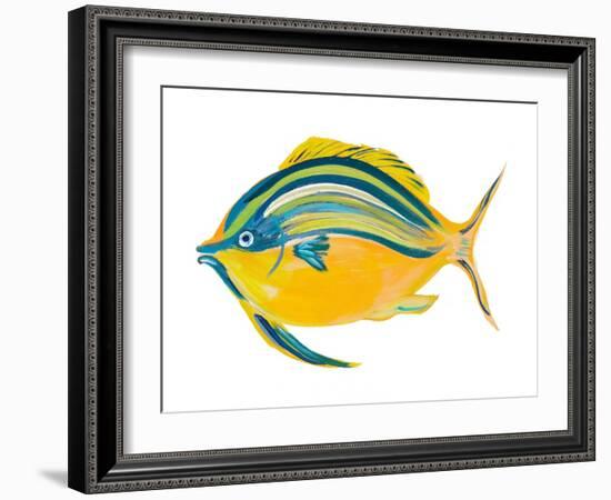 Fishy III-Julie DeRice-Framed Art Print