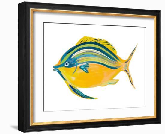 Fishy III-Julie DeRice-Framed Art Print