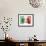 Fist With Italian Flag-macky_ch-Framed Art Print displayed on a wall