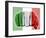 Fist With Italian Flag-macky_ch-Framed Art Print