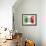 Fist With Italian Flag-macky_ch-Framed Art Print displayed on a wall