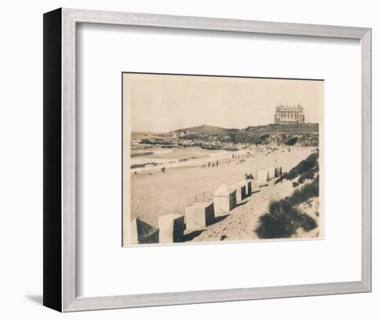 'Fistral Beach - Newquay', 1927-Unknown-Framed Photographic Print