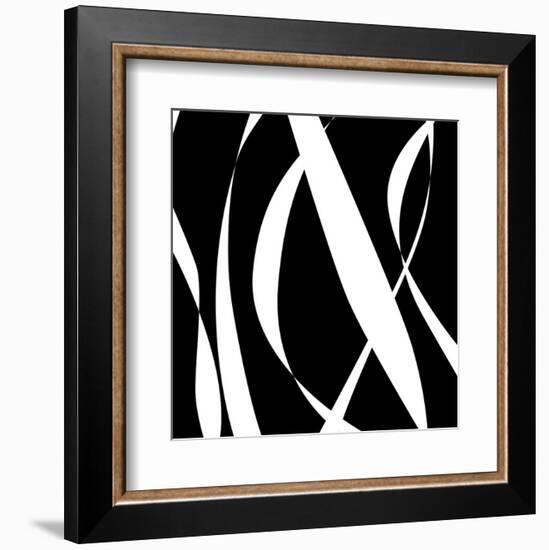 Fistral Nero Blanco III-Denise Duplock-Framed Art Print