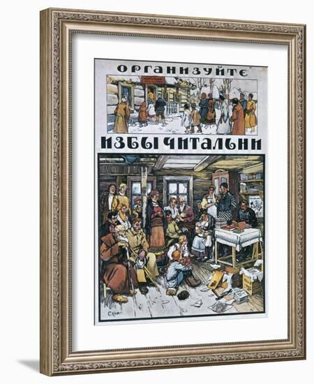 Fit Out Reading Rooms!, 1919-Alexander Apsit-Framed Giclee Print