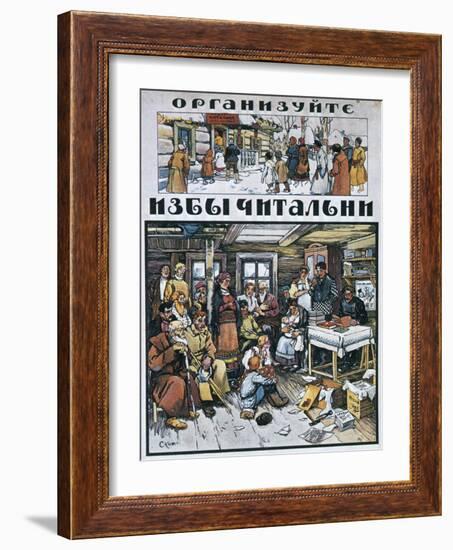 Fit Out Reading Rooms!, 1919-Alexander Apsit-Framed Giclee Print