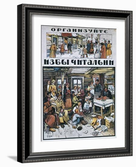 Fit Out Reading Rooms!, 1919-Alexander Apsit-Framed Giclee Print