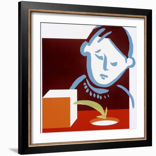 Fitting In-Paul Brown-Framed Premium Photographic Print
