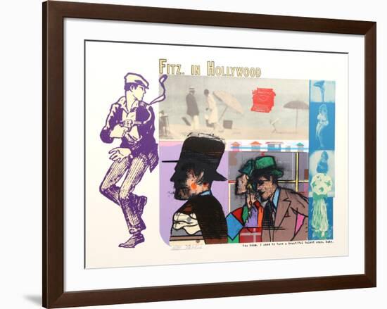 Fitz in Hollywood-Richard Merkin-Framed Limited Edition