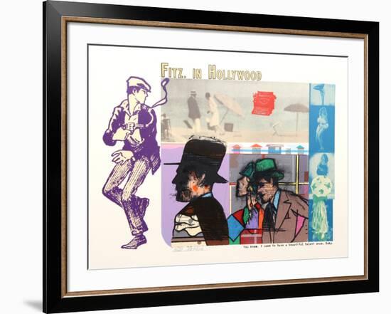 Fitz in Hollywood-Richard Merkin-Framed Limited Edition