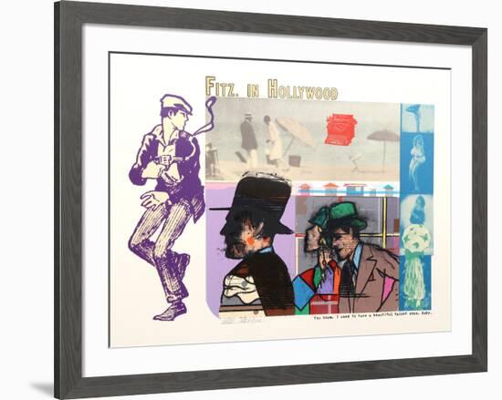 Fitz in Hollywood-Richard Merkin-Framed Limited Edition