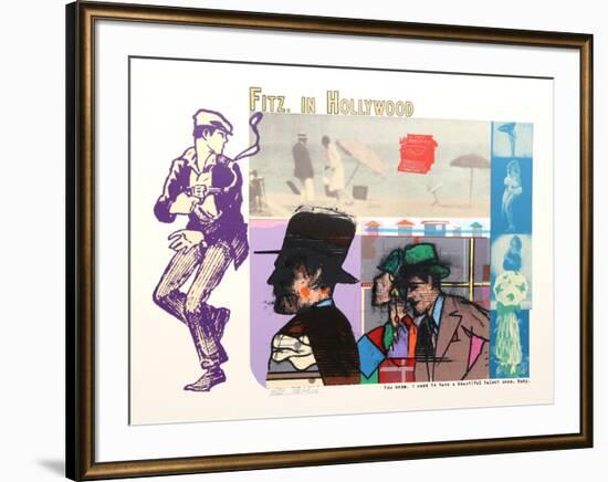 Fitz in Hollywood-Richard Merkin-Framed Limited Edition