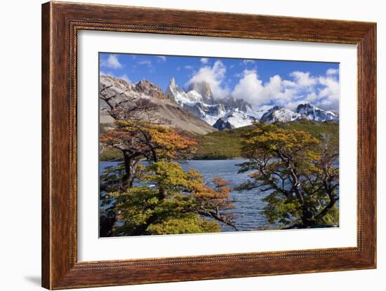 Fitz Roy Massif Mountain Scenery Including Cerro-null-Framed Photographic Print