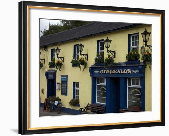 Fitzgerald's Bar in Avoca Village, A.K.A. Ballykissangel, County Wicklow, Ireland-null-Framed Photographic Print