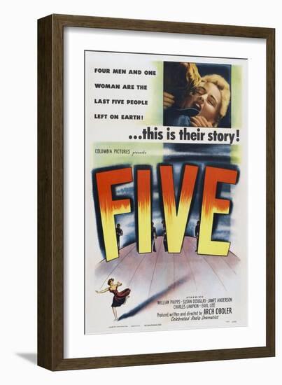 Five, 1951-null-Framed Art Print