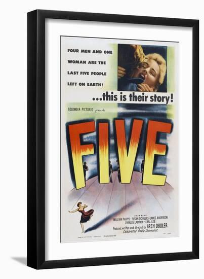 Five, 1951-null-Framed Art Print